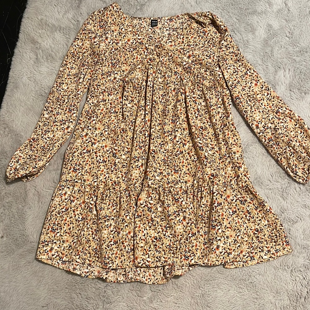 SHEIN floral maternity dress